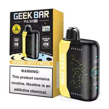 Banana Taffy Freeze Geek Bar Pulse Disposable Vape