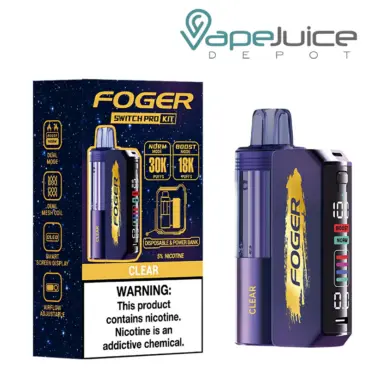 Foger Switch Pro 30K Clear Disposable Vape Kit