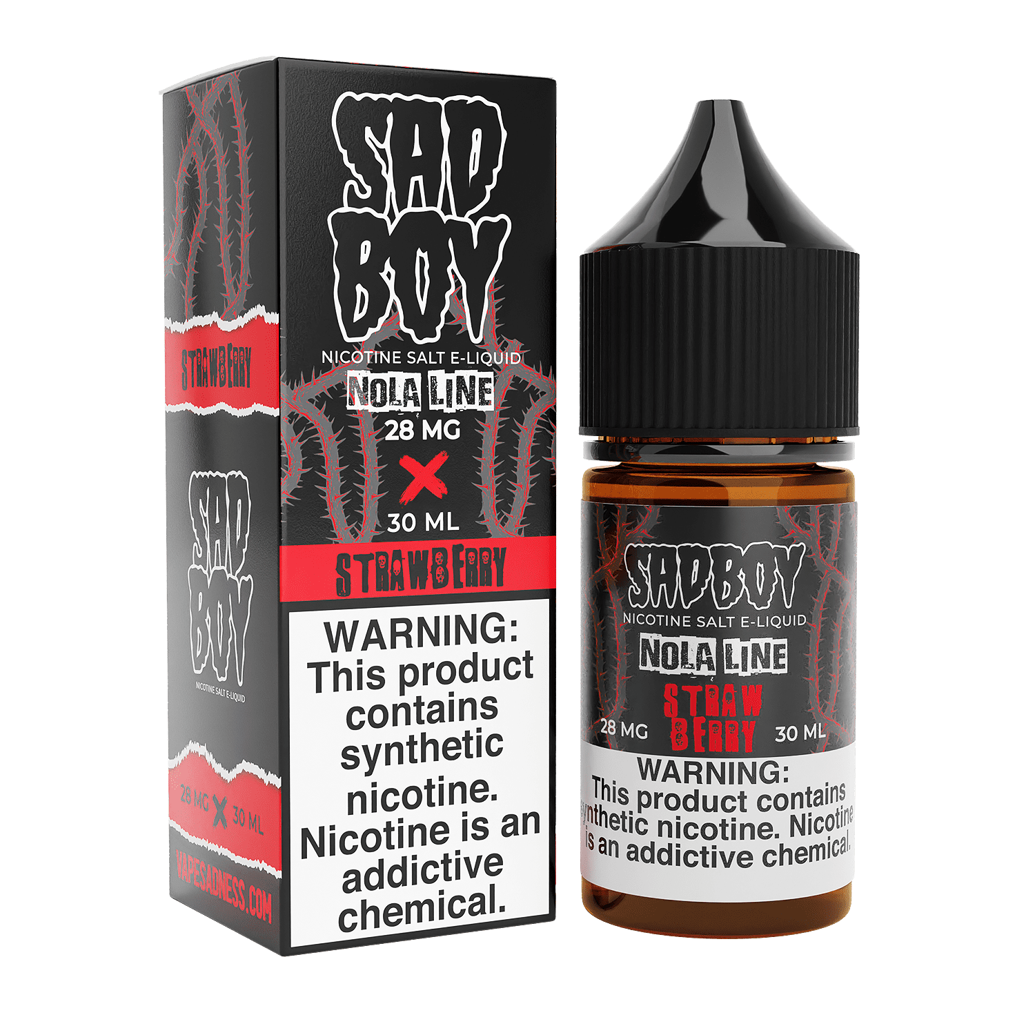 Sad Boy 30mL Nola Bar Strawberry Salt